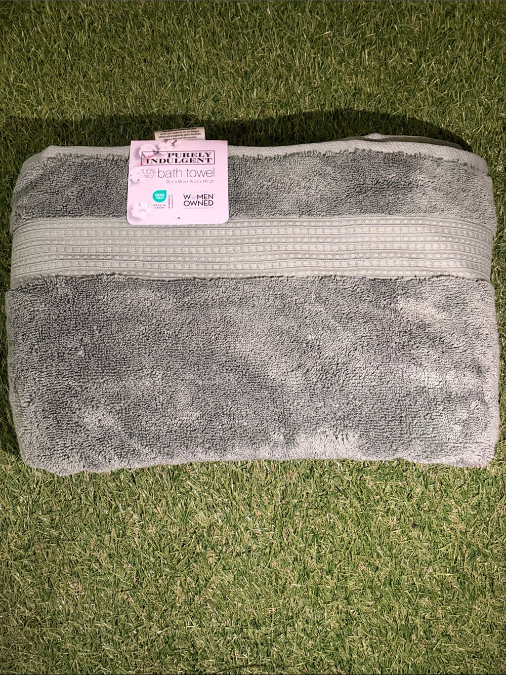 New 100% cotton Gray Bath Towel - Soft Cotton